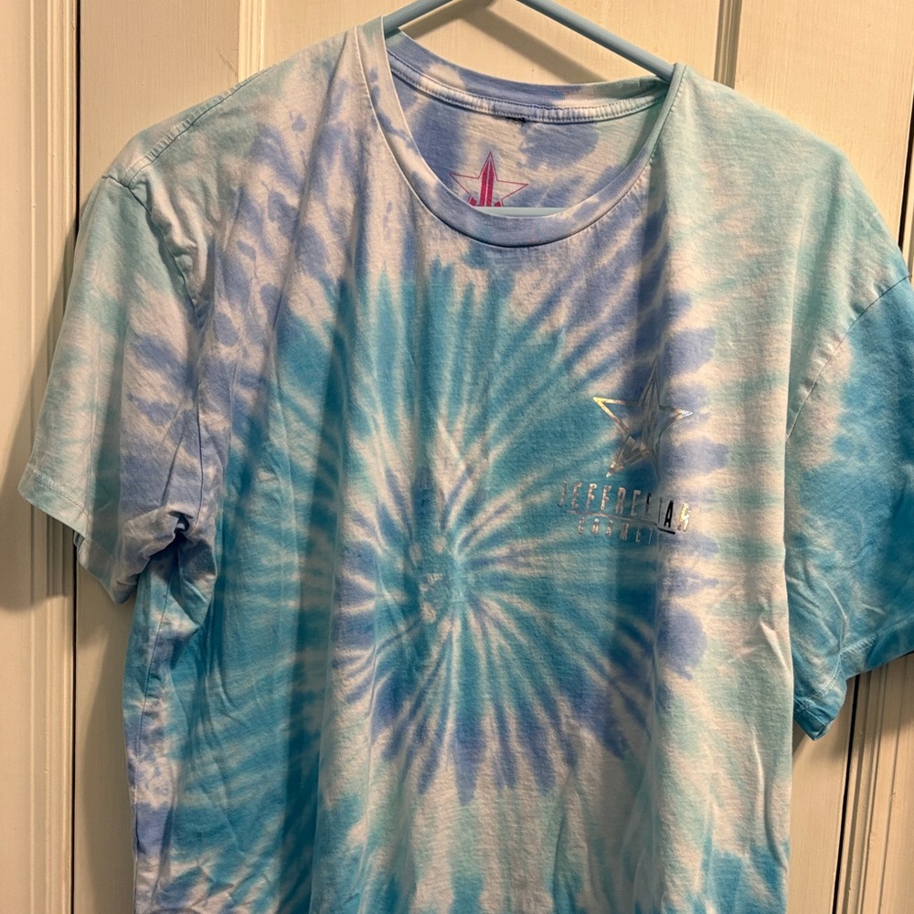 Jeffree Star Sky Blue Tie-Dye Tee